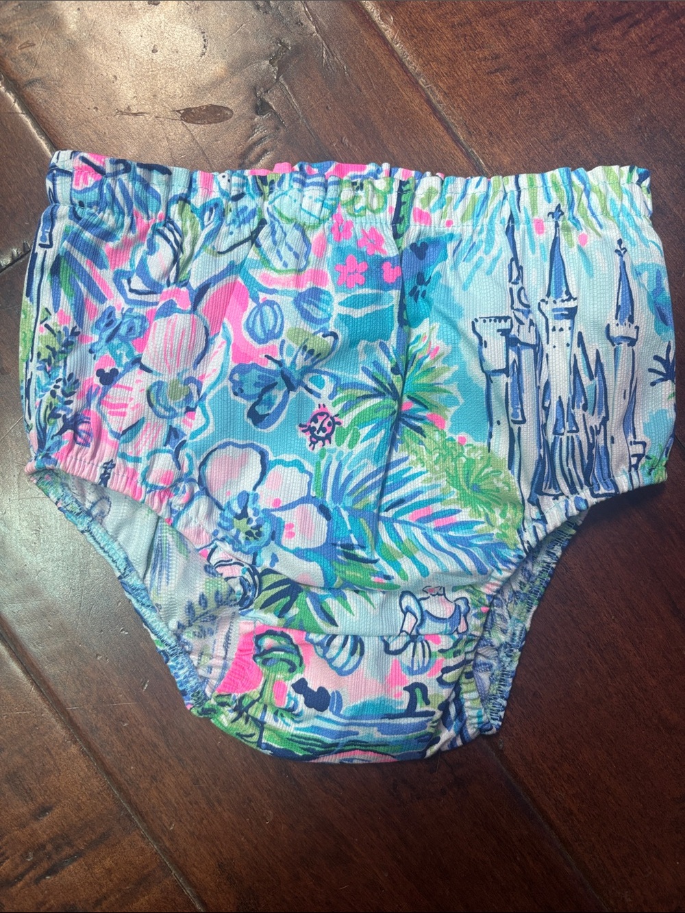 NWOT Lilly Pulitzer Cinderella print diaper cover